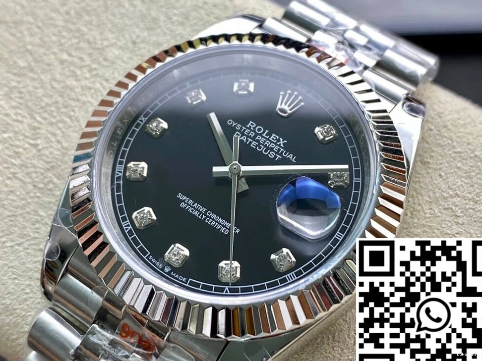 Black GM Factory M126334-0012 Dial Datejust Rolex 0424